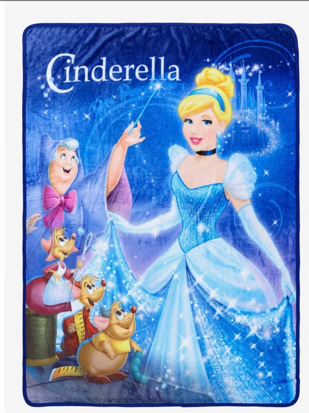 NEW Sealed Disney Cinderella Platinum Edition VHS Boxed Throw Blanket